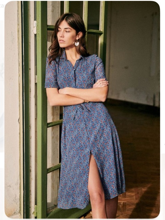 Sezane Dresses & Skirts - SEZANE Jeanne Midi Shirt Dress